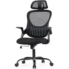Mesh Office Gaming High Back Computer Desk Swivel Chair Back-To-School Black