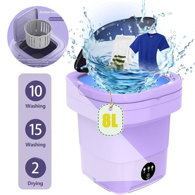 #ad Portable Mini Washing Machine Washer Foldable Washer and Spin Dryer Small Travel $23.98