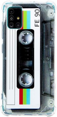 Samsung Galaxy A51 5G Case, Unique Retro Design Soft Cool Cassette Tape Cover