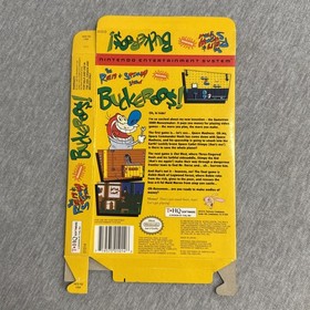 Ren & Stimpy Show: Buckaroo (Nintendo NES, 1993) [Box Only]