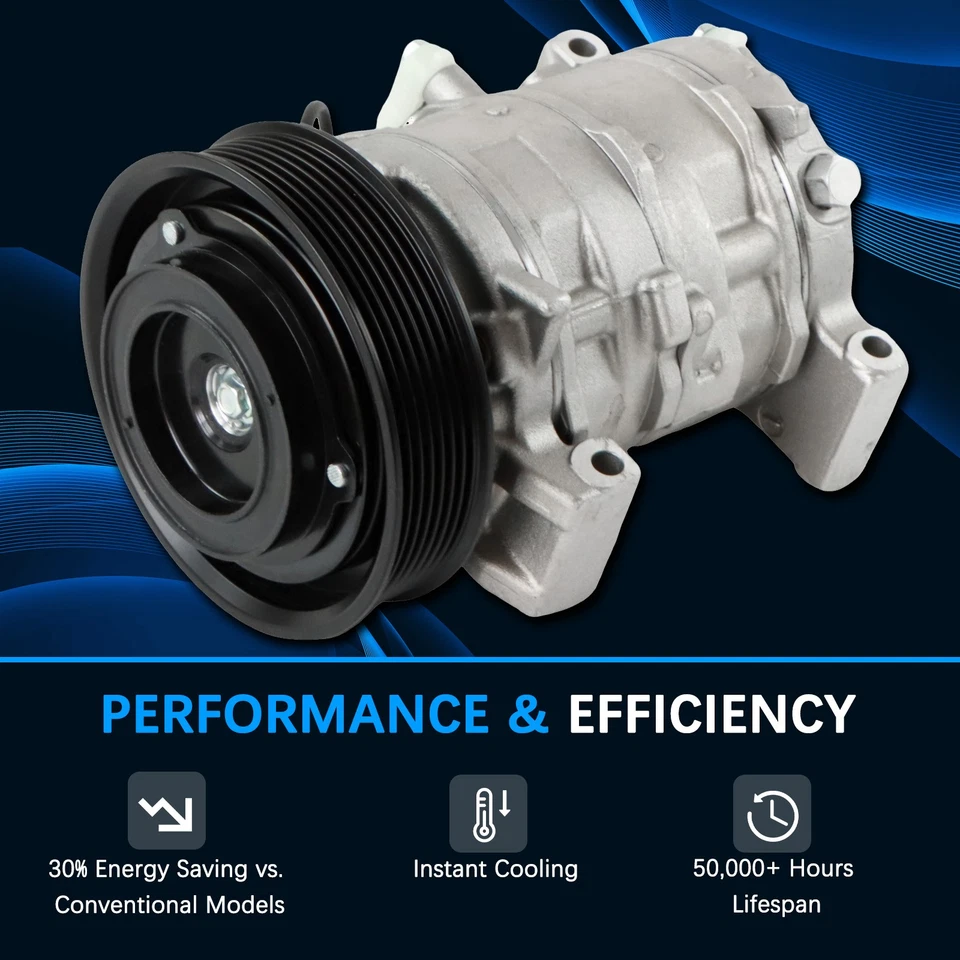 For Honda Accord 2.4L 2008 2009 2010 2011 2012 AC Air Conditioning Compressor Foto 4 de 4