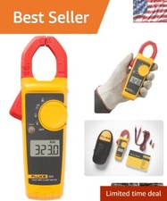 400A True RMS Clamp Meter for Electricians - Measures AC/DC Voltage to 600V