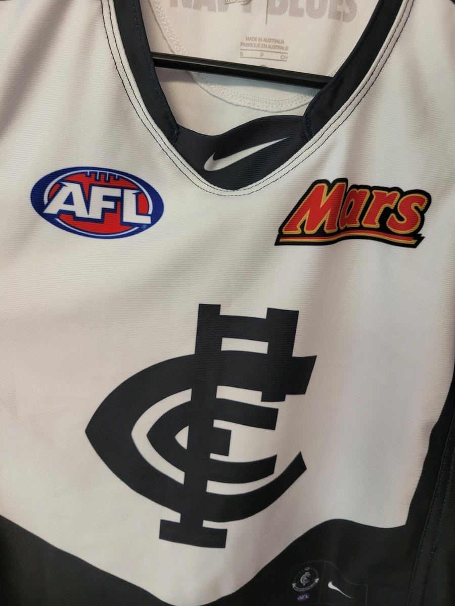 CARLTON BLUES FC AFL Australian Rules Football League White