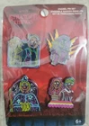 Funko Pop Stranger Things 4 Piece Black Light Enamel Pin Set Netflix Eleven
