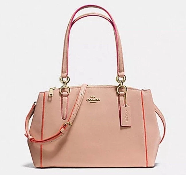 Pale pink coach purse clearance