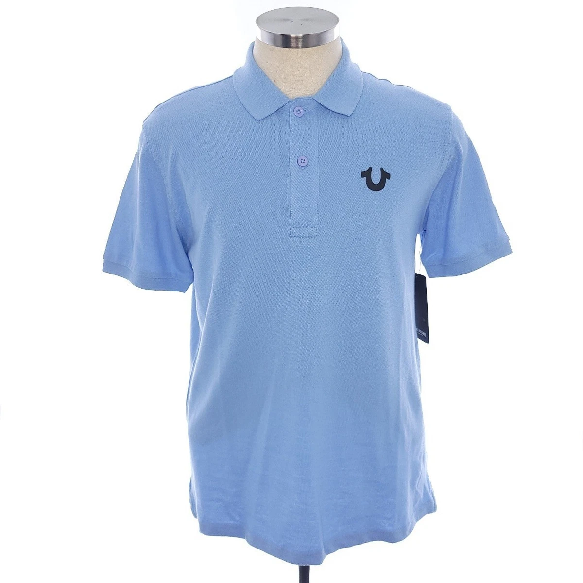 sky blue true religion shirt