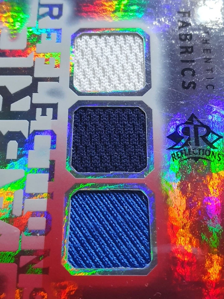 2005 UD Reflections Dirk Nowitzki TRIPLE PATCH /25 Holo Game Worn Jerseys - Rar - Image 2 of 4