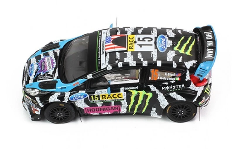 IXO 1/43 RAM601 FORD FIESTA RS WRC Kenneth BLOCK/Alex GELSOMINO CATALUNYA 2014 - Immagine 4 di 4