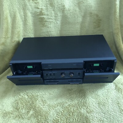 mitsubishi double tape deck m-t4200 stereo dolby B,C noice reduction. UNTESTED