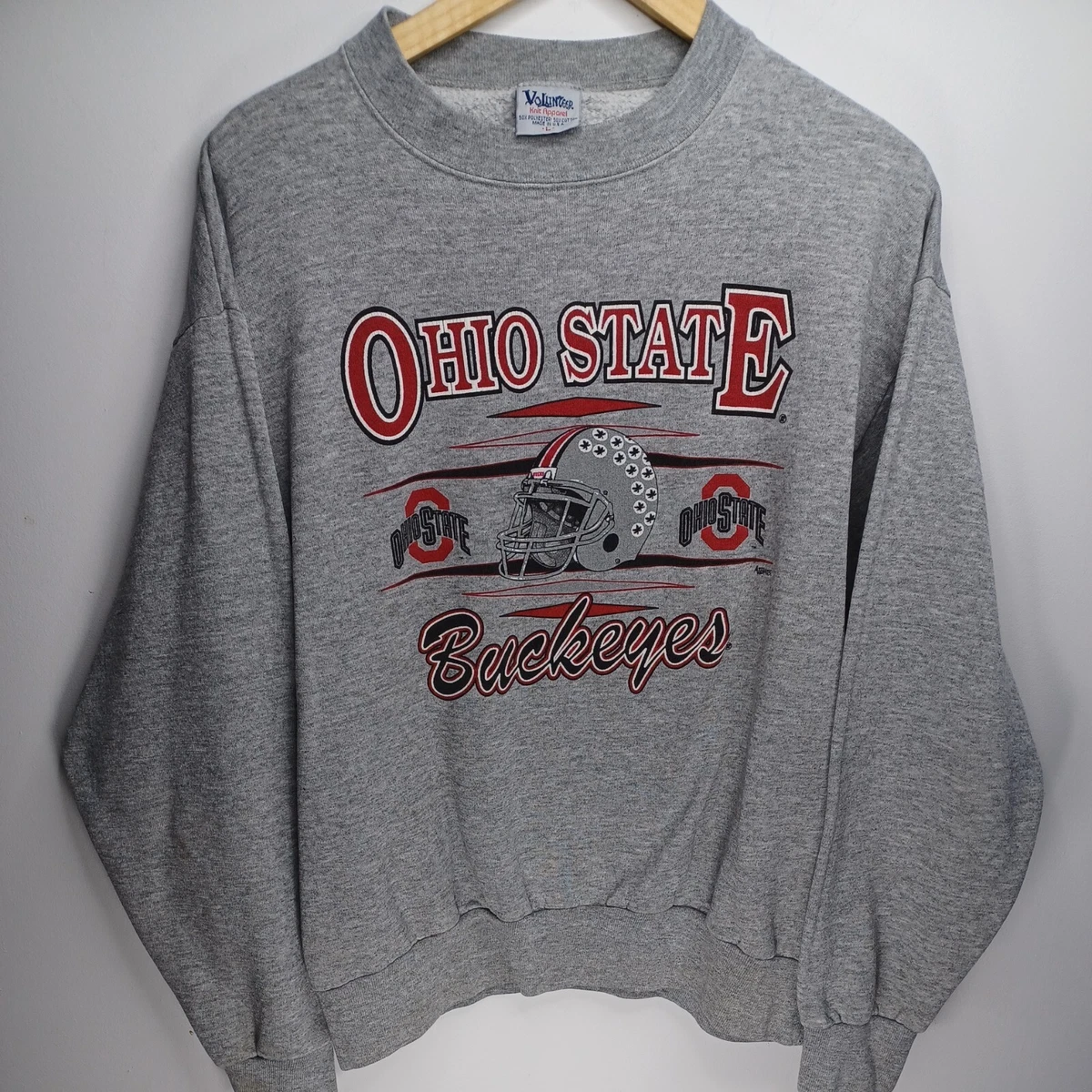 Vintage Volunteer Knit Apparel Men s Sweatshirt Size L Ohio State Buckeyes OSU