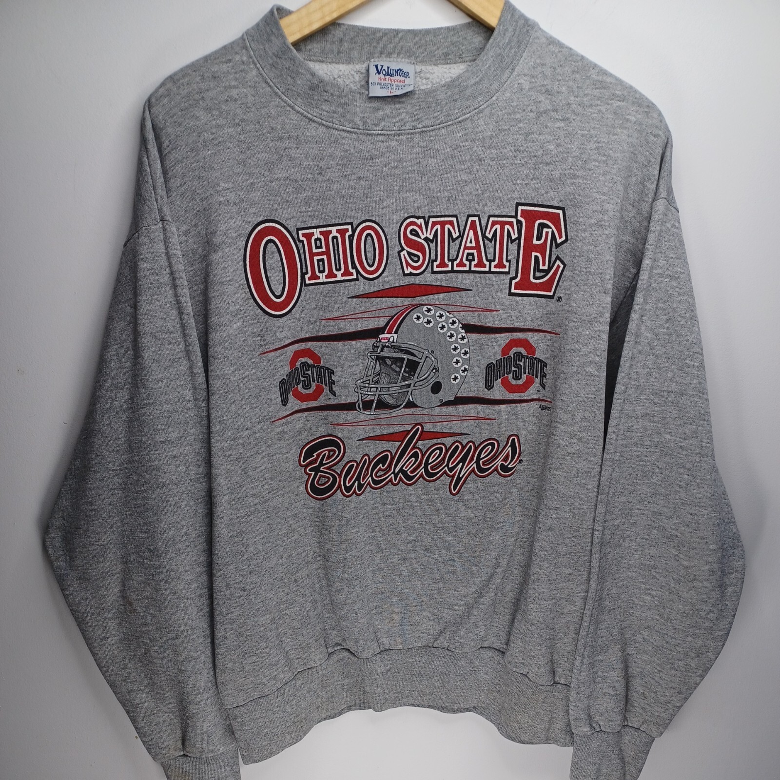 Vintage Volunteer Knit Apparel Men's Sweatshirt Size L Ohio State Buckeyes OSU eBay