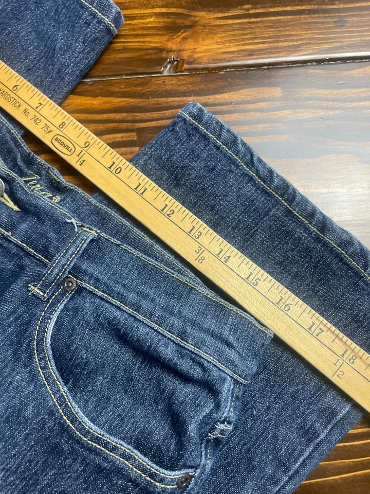 Jeans ZENA, para mujer talla 32x30, azul, denim, pierna recta Foto 4 de 4