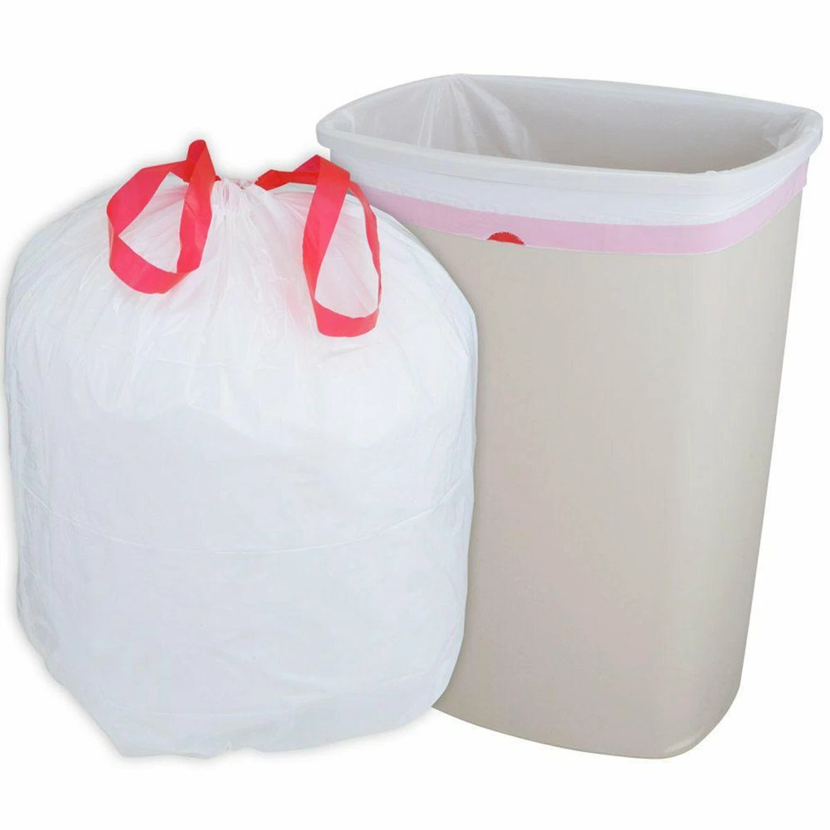 Nicole Home Collection Tall Kitchen Drawstring Trash Bags 13 Gal 50ct