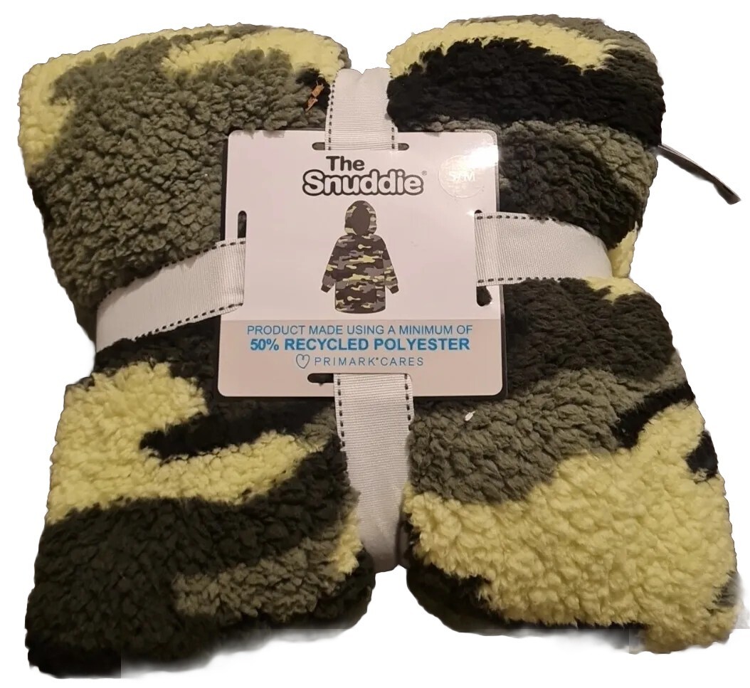 Kids Unisex Oodie Snuddy Super Warm Thick Fleece Camouflage Print L-XL  146-170CM | eBay