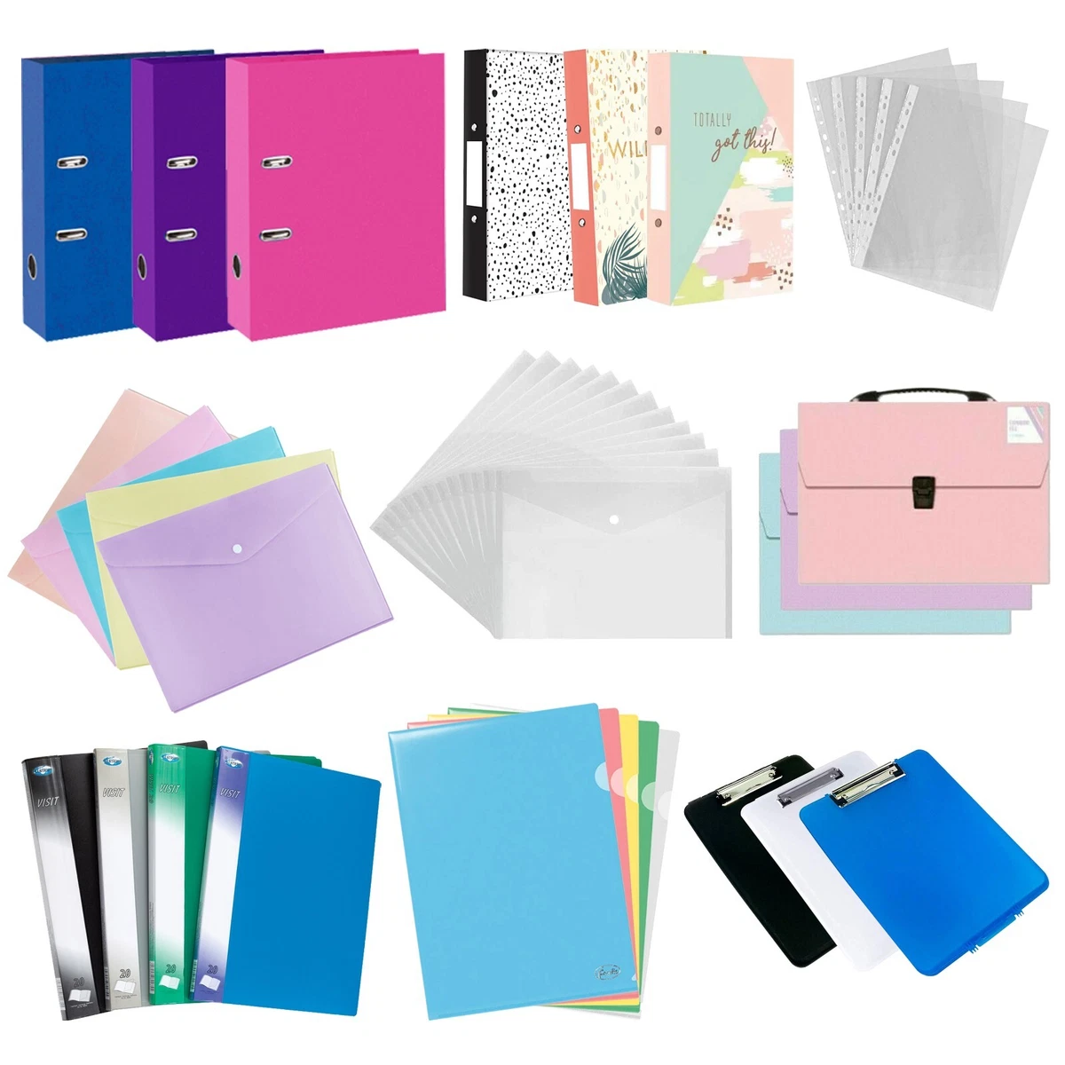 Document Wallets Files Filing Folders for All Your Office Paper