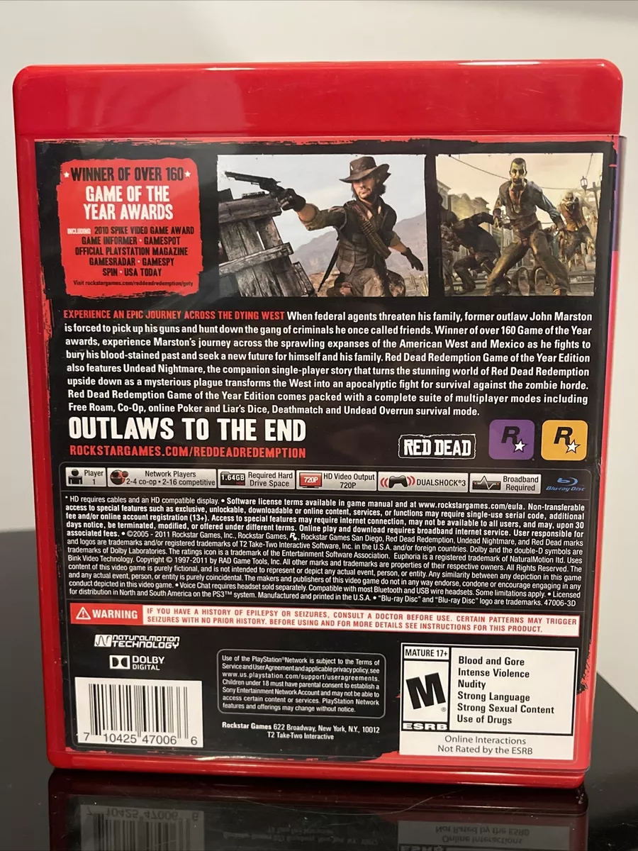 Red Dead Redemption - Playstation 3 : Unknown: Video Games 