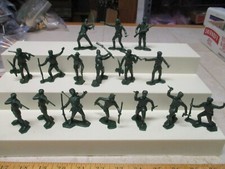 VTG Marx Pioneers Ft Apache Daniel Boone Playset 54mm 1/32 Army Men Figures 36