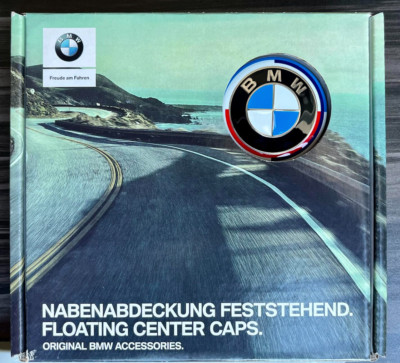 56mm  50th Anniversary FLOATING Wheel Center Caps FREE 2-3 Priority Shipping!