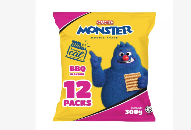 2 X NEW MAMEE MONSTER FAMILY PACK NOODLE SNACK MALAYSIA + SHIPPING