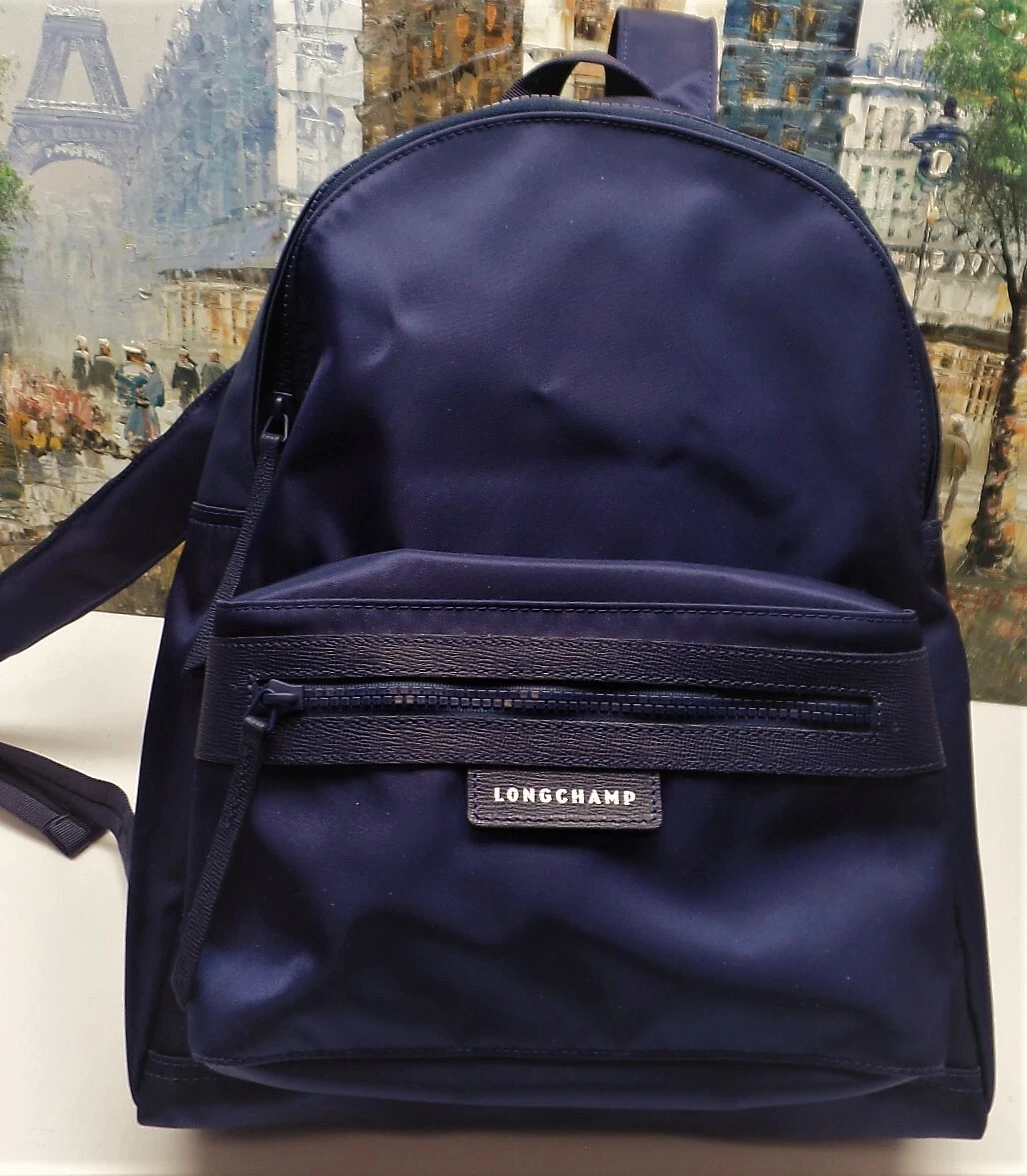 Longchamp 'Le Pliage Neo' Nylon Backpack in Navy Blue - $395