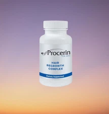 Procerin Men Hair Loss Supplement Natural DHT Blocker Thinning Hair, EXP 10/2028