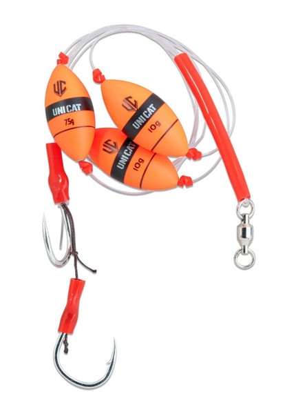 Uni Cat Weightless Bait Gripper Rig Wels Waller System Montage U-Pose 1640390-image