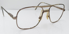 Vintage Gallery Gunmetal Gold Pilot Metal Sunglasses FRAMES ONLY