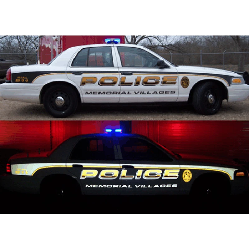 RED HELMET TETS TETRAHEDRONS HELMET STICKER  EMT EMERGENCY GRADE REFLECTIVE - Image 2 of 3