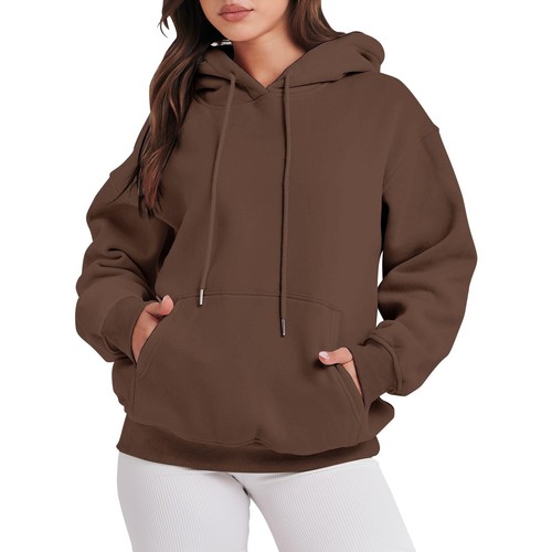 Womens Oversized Hoodies Sweatshirts Long Sleeve Sweaters Pullover Fall Clothes - Picture 14 of 66