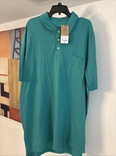 The Foundry Supply Men's Polo Shirt - Cayman Green - Size 2XL US.