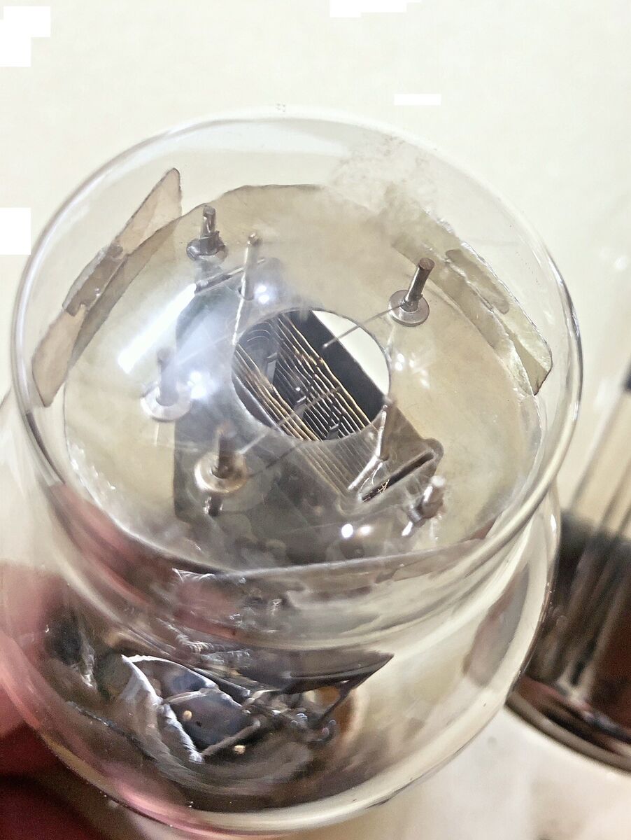 Western Electric VT-25A 10Y VT-25 210 Gold Grid Double Western Electric VT-25A 10Y VT-25 210 Gold Grid Double