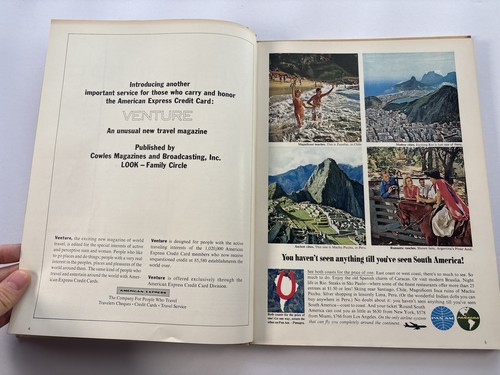 Vintage 60s Travel Magazine, Venture, Cowles Magazines, Hardcover, 1964 - Picture 3 of 10