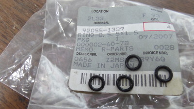 NOS Kawasaki 5.5x1.5 Cyl Head O Ring 88-89 KX125 87-89 KX250 92055