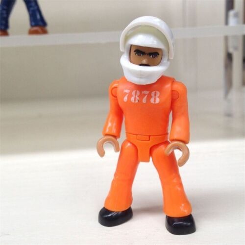 Mega Bloks CAT Firefighter Prisoner Building Blocks Figure Model Doll Toy 1X - Picture 23 of 25