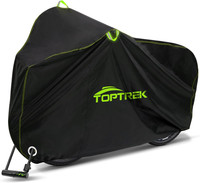 Toptrek Fahrradabdeckung Wasserdicht, 210D Oxford-Gewebe Fahrradgarage Wetterfes