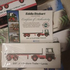 Eddie Stobart ERF LV Platform Trailer 1:76 Scale Model Lynda