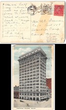 US #455 or 492 Torn post card, Dallas TX to Camp Bowie Detention Camp