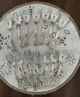 REED & BARTON FRANCIS FIRST STERLING SILVER SALAD FORK 6 1/8" NO MONO