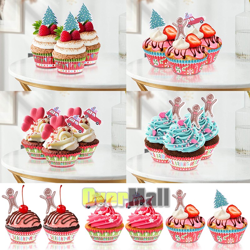 50pcs Paper Cups Cake Cupcake Wrappers Muffin Cases Baking Cup Cake Liner NEW-image