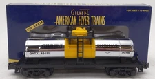 American Flyer 6-48411 S Scale GATX Gilbert Chemicals Single Dome Tank Car LN