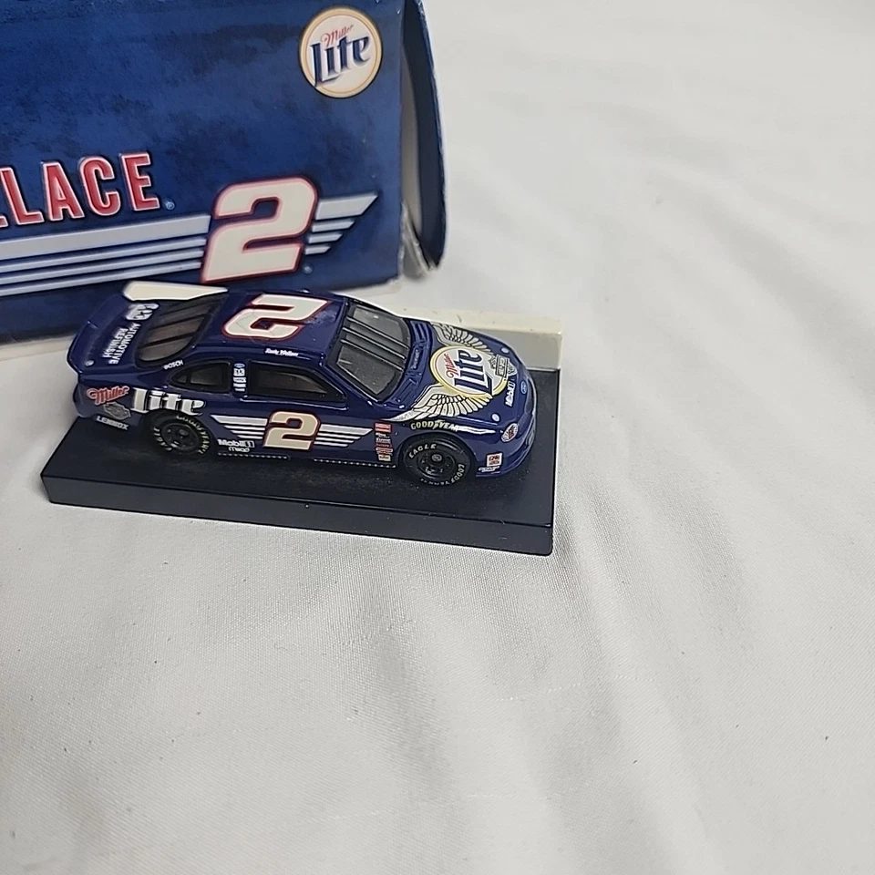 1999 Action #2 Rusty Wallace Harley Davidson Miller Lite Taurus 1/64 NASCAR - Image 2 of 4