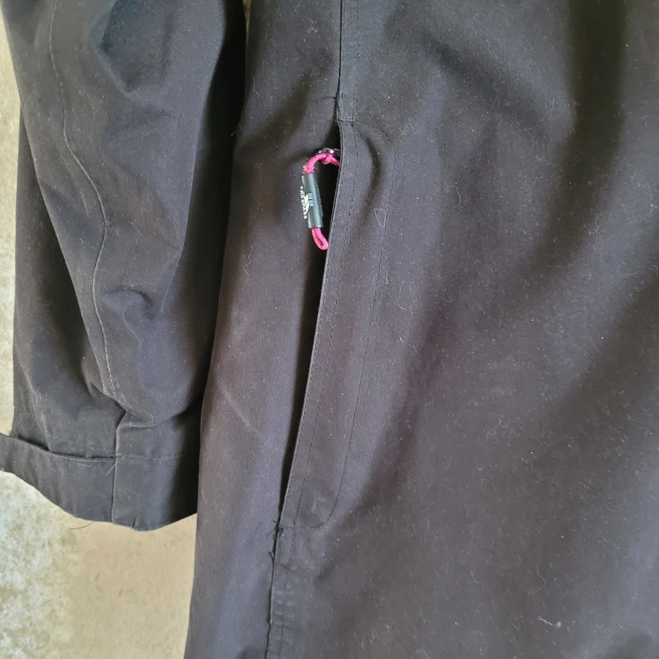 Trespass Tress-Shield TP50 Windproof Waterproof Jacket Black Ladies Size Large - Image 4 of 4