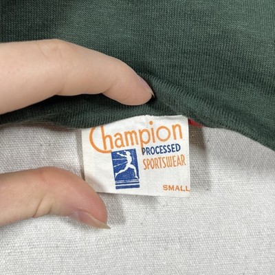 VINTAGE 40s Champion Physical Education T Shirt Sz Small Double