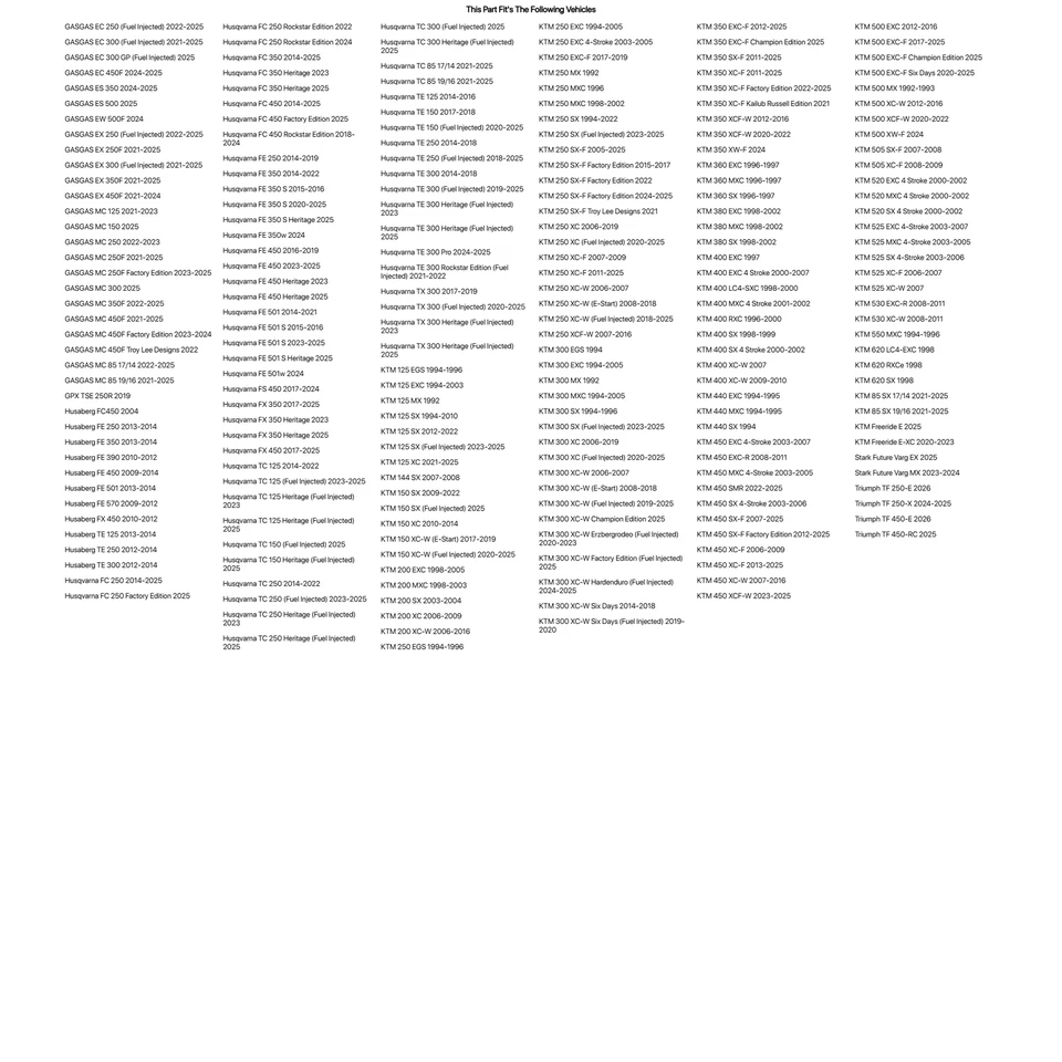 Tusk Stainless Steel Typhoon Brake Rotor, Rear For KTM 450 SMR 2022-2024 - Image 4 of 4