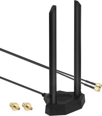 NELAWYA 4G LTE Antenne SMA TS9 Stecker 8 dBi Omnidirektionale Netzwerkantenne mit 2 m