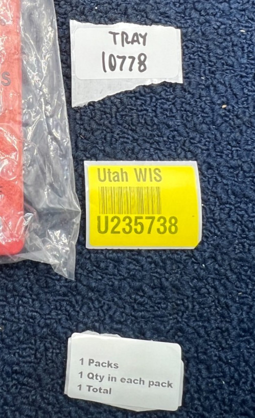 Burndy WDIETREE: "W"Die Holder For 6 Dies (10") Red