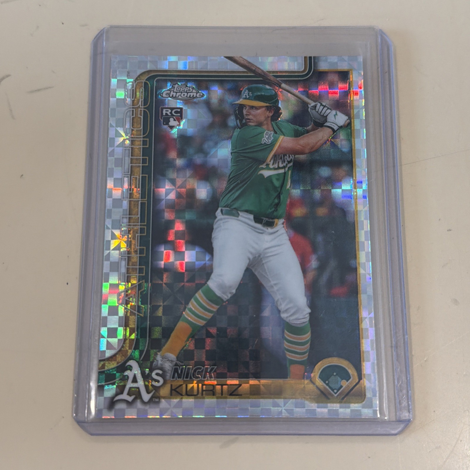 Nick Kurtz True Rookie X-Fractor 2025 Topps Chrome Update #USC178 Athletics RC