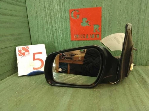 2004 05 2006 MAZDA 3 DRIVER LEFT LH DRIVER LEFT POWER SIDE VIEW MIRROR ORANGE OE