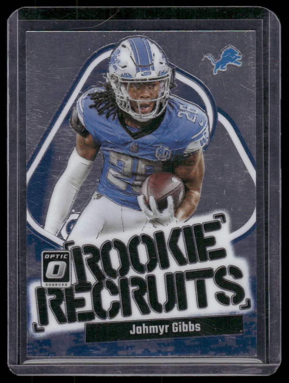 2023 Donruss Optic #8 Jahmyr Gibbs Rookie Recruits Detroit Lions