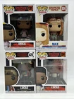 Stranger Things 4pc Funko Set Max, Lucas x2 & Erica